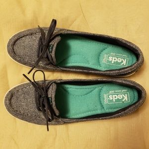 Keds Denim Blue & White Boat Style Shoes